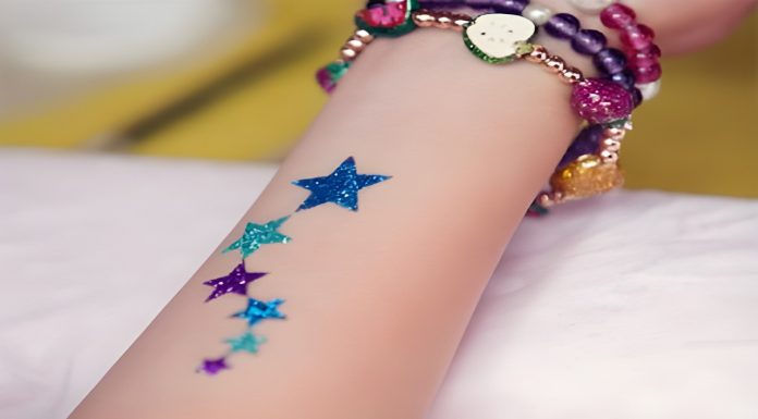 The Glittering Trend: Exploring the Popularity of Glitter Temporary Tattoos